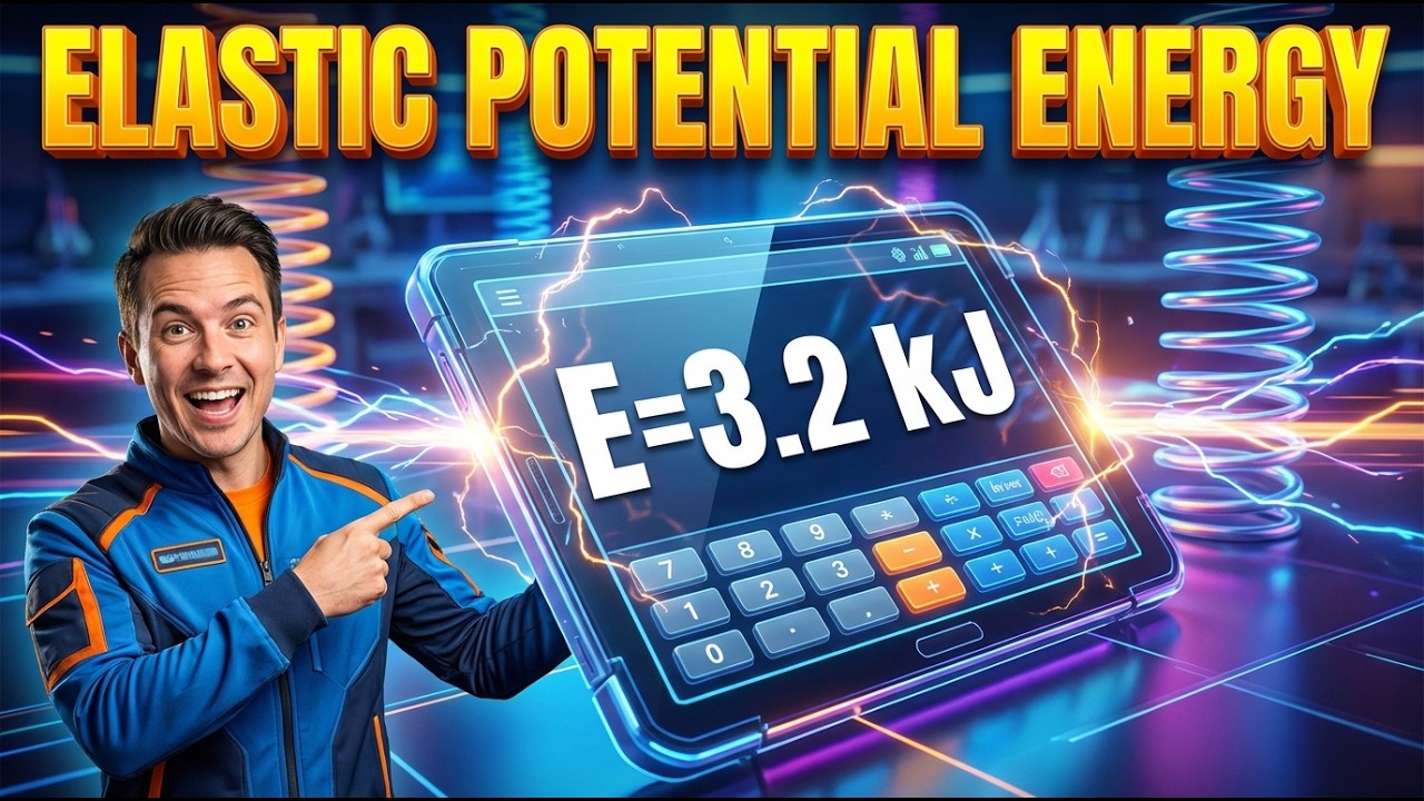 Elastic Potential Energy Interactive Calculator