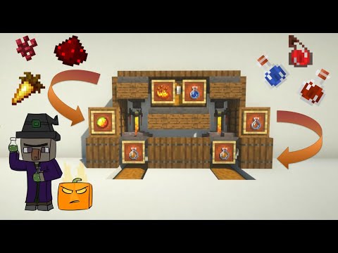 Minecraft: How to Build EASY Potion Brewing Station