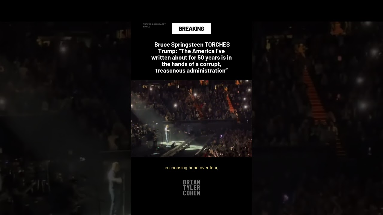 Bruce Springsteen TORCHES Trump