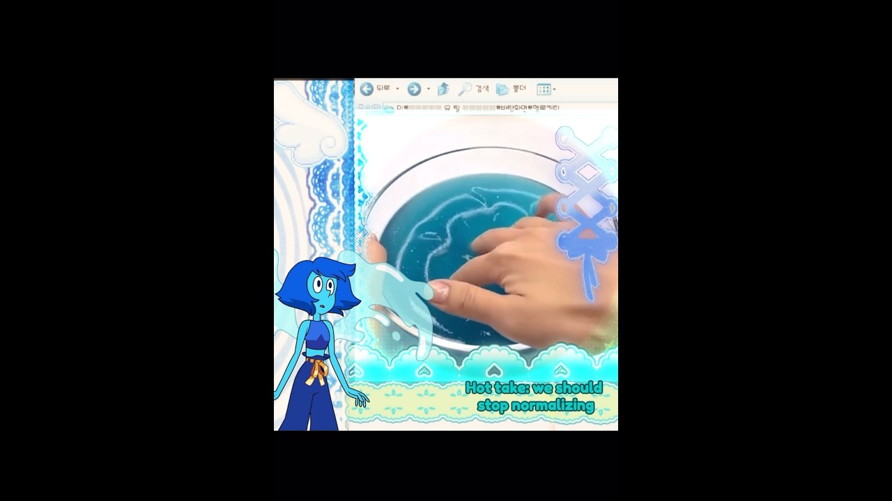 I HAD TO ITCH THAT SPOT.. New ranter? #lapislazuli #slimerant #dandysworld #stevenuniverse #rant