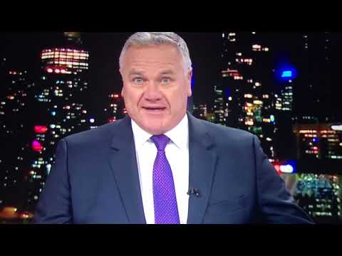 Peter Mitchell Seven News blooper
