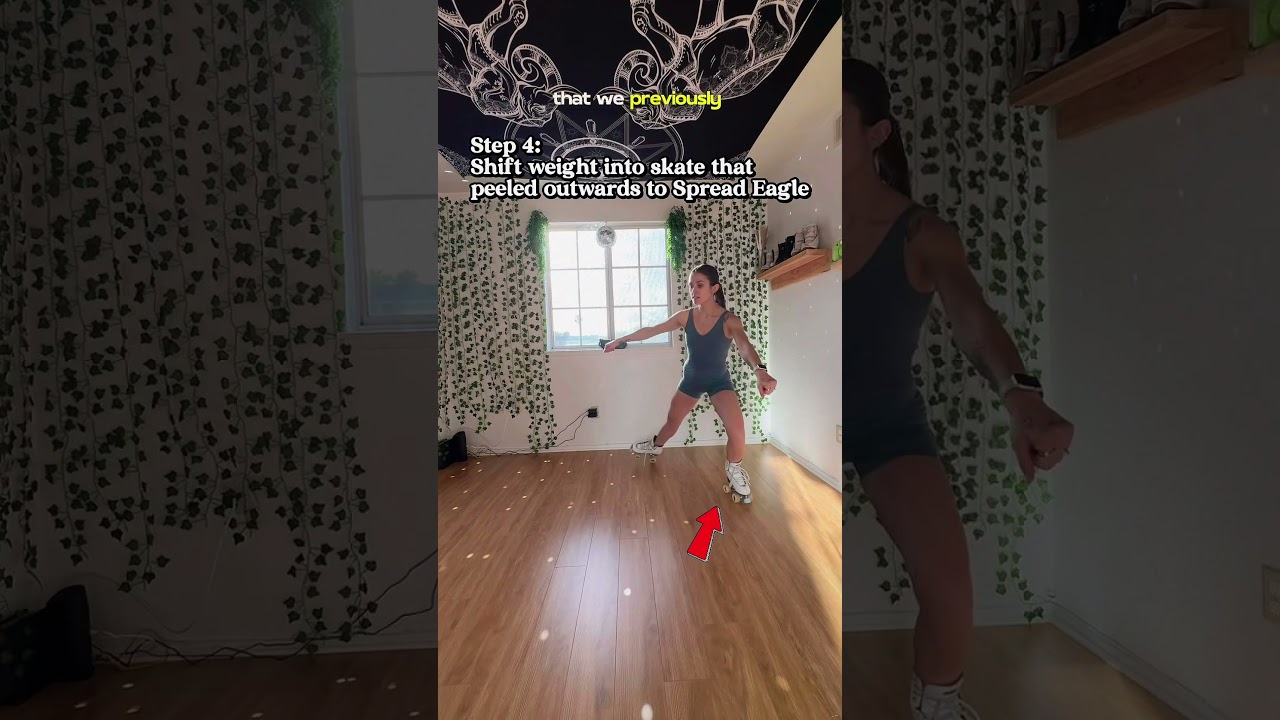 How to One Foot Spin on Roller Skates for Beginners: