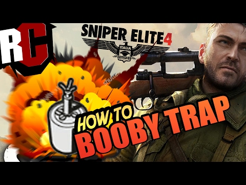 Sniper Elite 4 - How to Booby Trap - Dirty Tactics Achievement / Trophy Guide