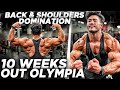 MY FAVORITE PRE-TRAINING MEAL | UPDATE 10 WEEKS OUT FROM OLYMPIA #contestprep #shoulderworkout #fit