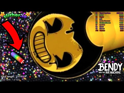 Slither.io A.I BENDY Vs TINY Pro Snakes - Epic Skin Slitherio Vip Gameplay - World Record
