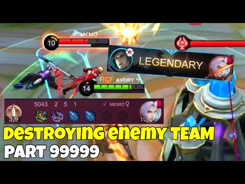 Destroying Enemy Team Part 99999 - Avory - Former Top 1 Global Leomord | MLBB