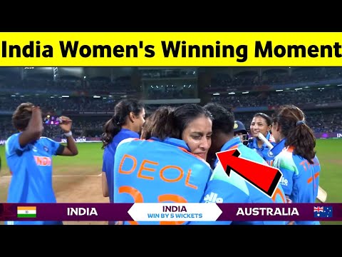 Watch - India Women's Winning Moment Today, Ind Vs Aus Women's World Cup, Jemimah Rodrigues batting