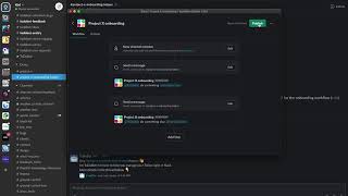Sending out onboarding checklists with Slack workflow builder and ToDo