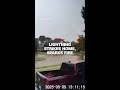 Lightning Strikes Home Sparks Fire