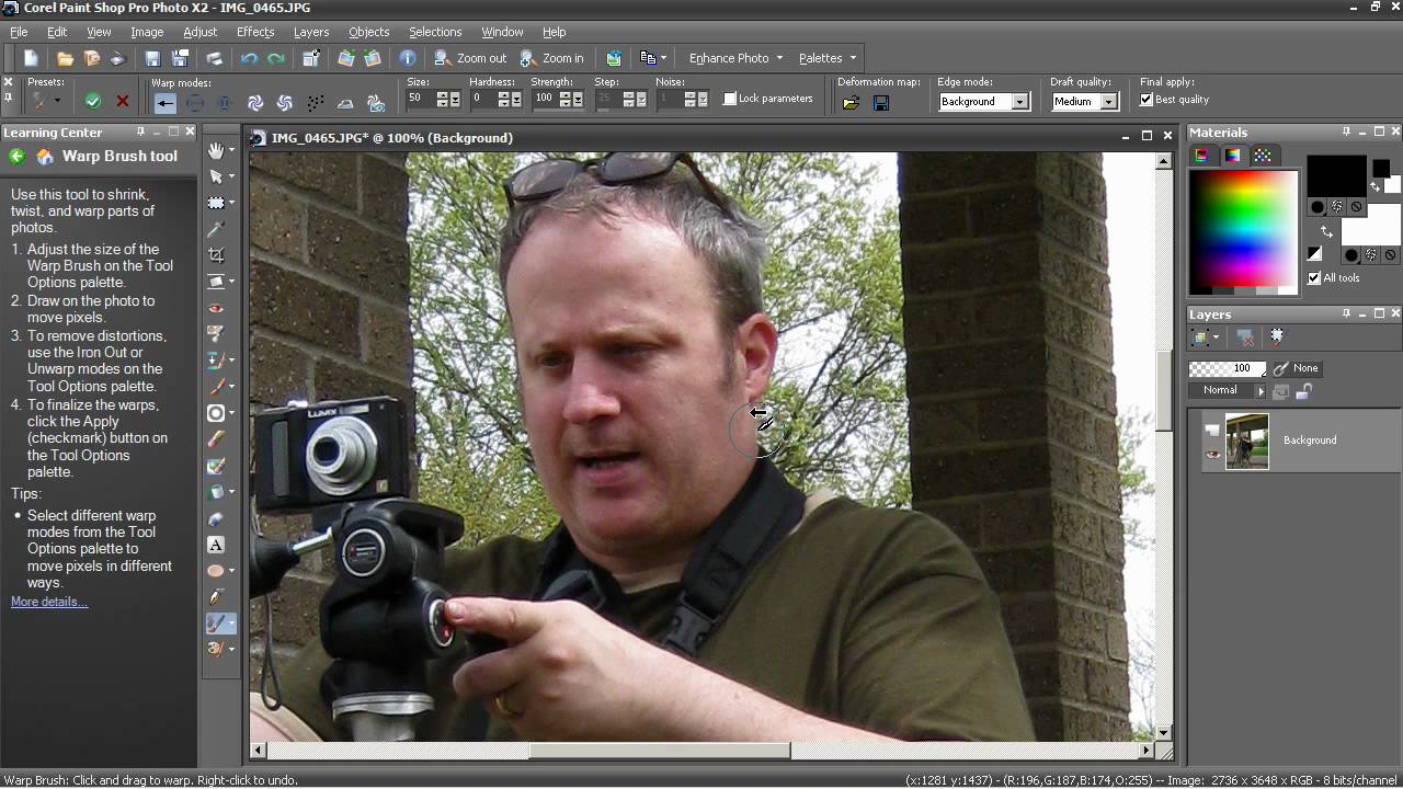 Lose Weight with Paint Shop Pro XI Tutorial - video 12