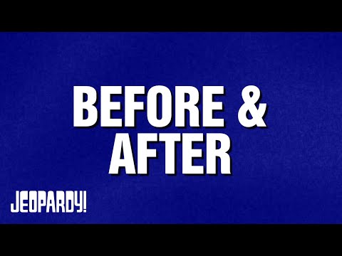 Before & After | Category | Professors Tournament | JEOPARDY!