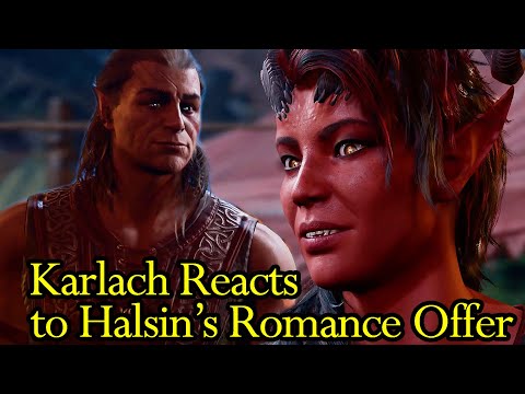 Karlach Reacts to Halsin Poly Proposal | Karlach Dark Urge Romance | Part 28 | Baldur's Gate 3