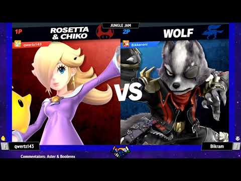 qwertz143 (Rosalina) vs Bikkeroni (Mario/Wolf) - SMASH INDIA JUNGLE JAM
