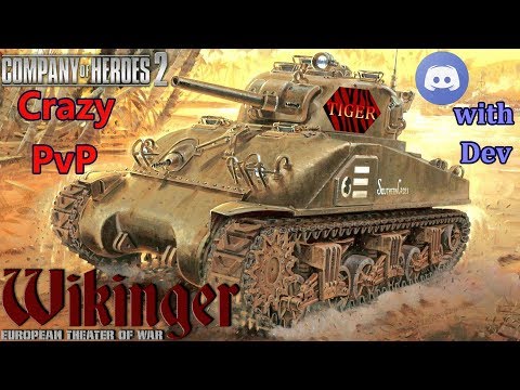 CoH2 Wikinger Mod _ CRAZY PvP _ Almost 2 Hours! [Discord]