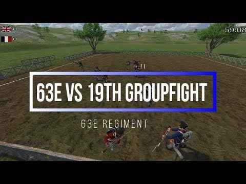 63e Regiment | Napoleonic Wars | 63e Vs. 19th Groupfight | ZenHD