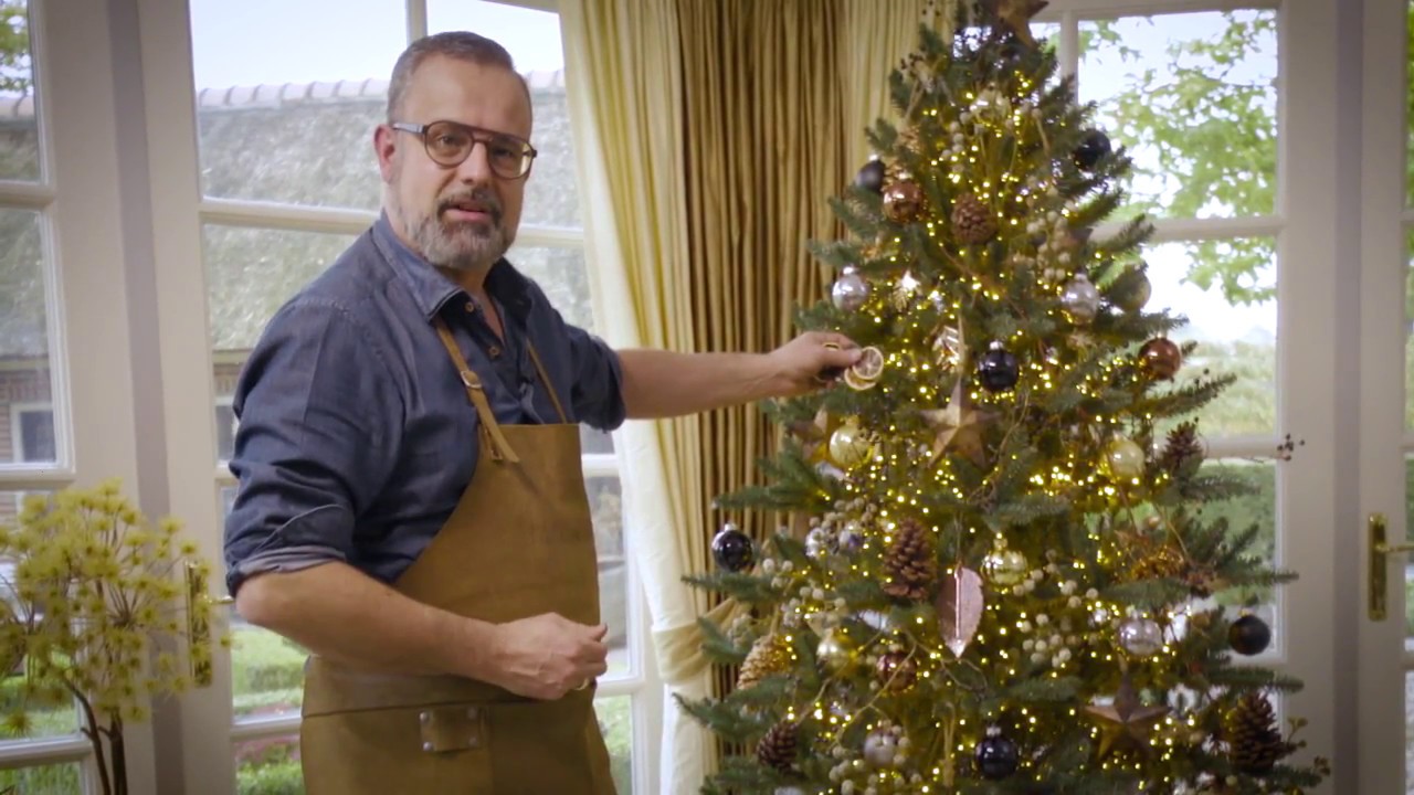 Boom decoreren; Okergeel/bruin by Romeo - Tuincentrum Coppelmans