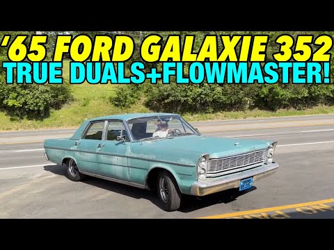 Thumbnail for 1965 Ford Galaxie V8 (352) w/ True Dual Exhaust & Flowmaster Outlaws! by Ford Galaxie