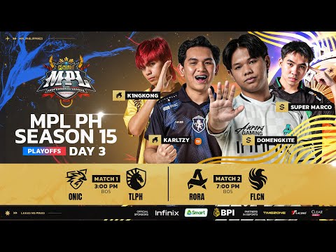 🔴 LIVE | MPL PH S15 | FILIPINO - Playoffs Day 3