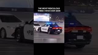 Cop jumps through a windshield!  #policechase #insane #badboys