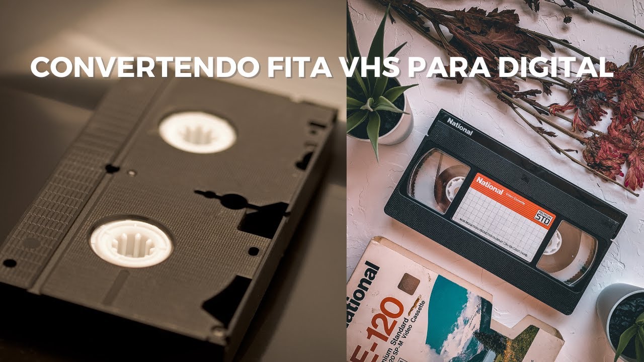 Como converter fita de VHS para Digital de forma fácil e rápida.