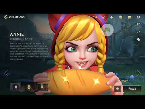 Red Riding Annie skin - League of Legends: Wild Rift