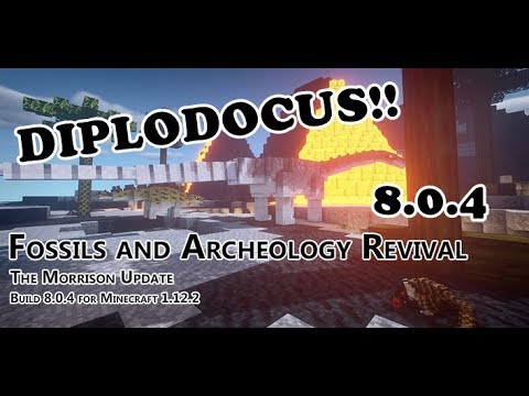 DIPLODOCUS in Minecraft | Fossils and Archeology Mod 8.0.4 Update/Changelog [German]
