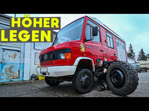 Vario Camper LIFTING + Lift kit with UNIMOG tires!!