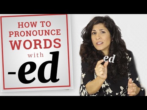How to Pronounce -Ed | Simple Past Suffix Pronunciation| American English