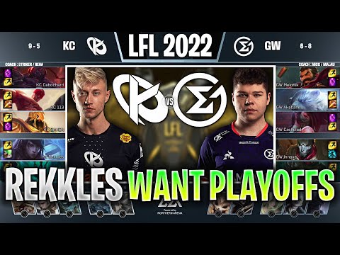 THEY WANT REKKLES OUT! - GW vs KC LFL 2022 GAMEWARD vs KARMINE CORP LFL 2022