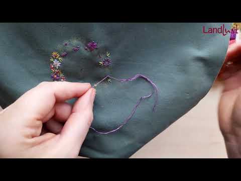 Landlust - Stickstich "Knötchenstich" | Anleitung
