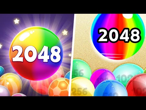 Satisfying Games: Number Block Puzzles, 2048 Sand Balls - 2048 Unlocked Ball Run Number Game