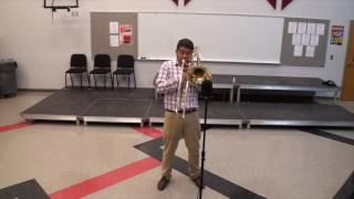GRAMMY band audition 2017- Josh Hernandez (Bass Trombone)