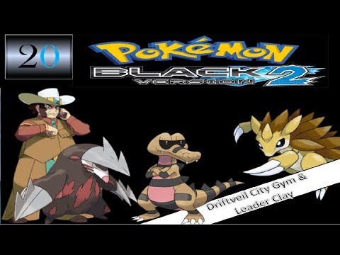 Pokemon Black 2 Walkthrough Part 20 Driftveil City Gym and Leader Clay