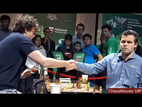 Hans Moke Niemann vs. Magnus Carlsen / 2nd QUARTERFINAL  Game  /  Closed Sicilian Defense
