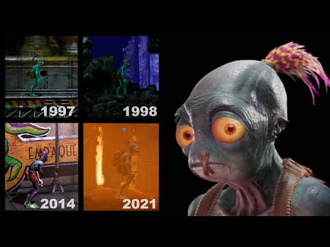 ODDWORLD | 1997-2021 | Abe's Oddysee vs Abe's Exoddus vs New 'N' Tasty vs Soulstorm