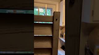 This is video is the finished product for the Outdoor Privacy Screen.  It has the bonus of a bottom planter to be used as a trash can privacy screen.