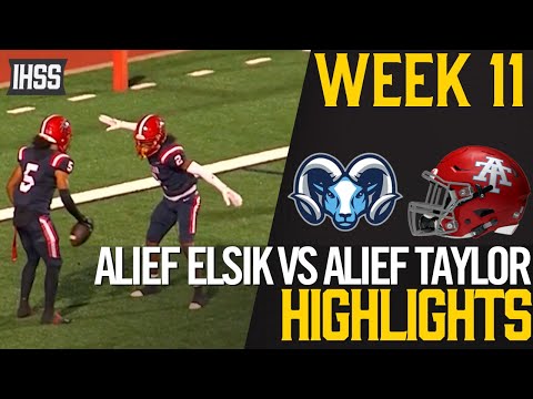Alief Elsik vs Alief Taylor - 2023 Week 11 Football Highlights