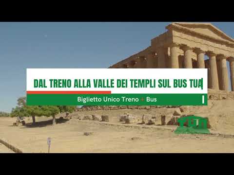 Biglietto Unico Treno + Bus - Agrigento Valle dei Templi.