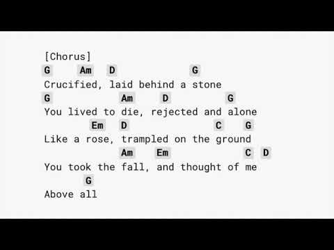 ABOVE ALL - worship CAPO 3/ guitar lyrics