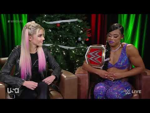 Alexa Bliss Attacks Bianca Belair During Their Interview