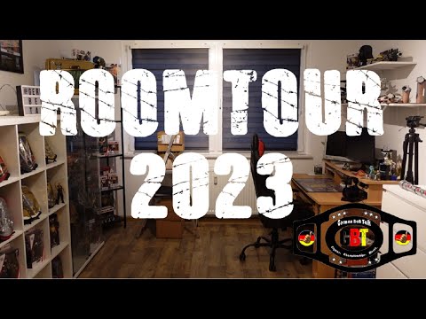 ROOMTOUR 2023! Wrestling Championships, Figures & Merchandise | German Belt Talk | Deutsch
