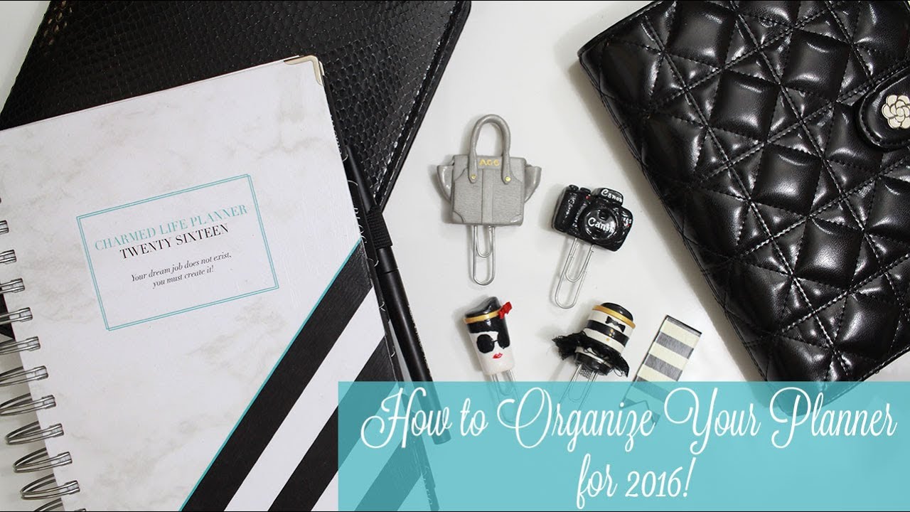 How I've Organized My Planner for 2016! | Functional Planner Setup, Notebook & Business Journal