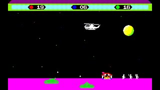 Sharp X1 Game: Choplifter (1984)