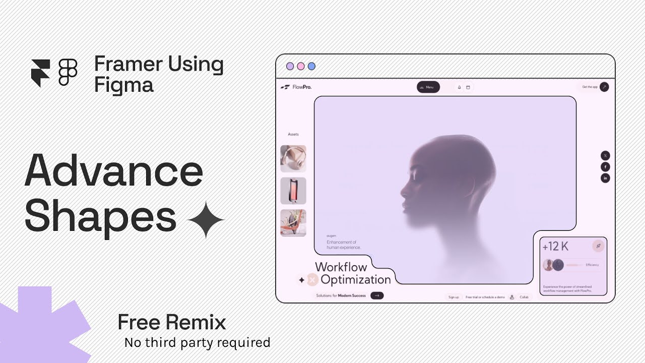 Advanced Web Shapes in Framer Using Figma | Free Remix | Part 1
