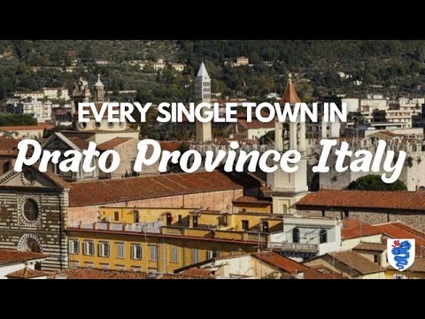 Prato Province Italy EVERY SINGLE TOWN
