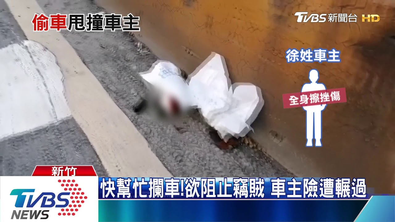 怎有人!未鎖門遭賊開走 為甩車主衝撞