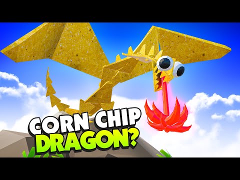 Giant DORITO Dragon BUGSNAX Can Shoot Salsa! - Tiny Town VR