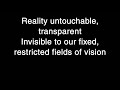 Meshuggah - Rational Gaze  Lyrics [HQ]