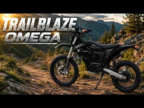 Trail Blaze Motors Omega final production bike. A 109V, 30KW, Komodo killer