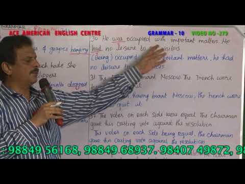 GRAMMAR 10  VIDEO NO   279